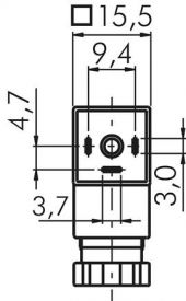 Normstecker für Magnetspulen